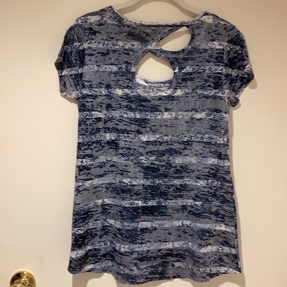 Calvin Klein tee shirt. Navy and white. - Picture 2 of 3